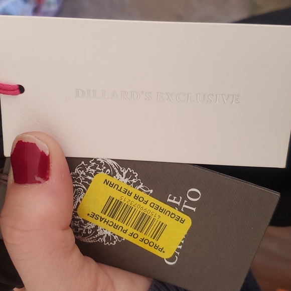 NWT Vince Camuto Dillard's Exclusive Modern Imprint Black Skirt. - Picture 4 of 11